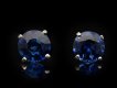 Montana Sapphire stud earrings hatton garden