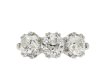 Edwardian old cut diamond three stone ring hatton garden