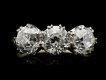 Edwardian old cut diamond three stone ring hatton garden