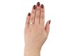Edwardian diamond flanked solitaire ring hatton garden