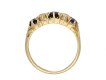 James Benson sapphire diamond five stone ring hatton garden