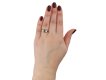 James Benson sapphire diamond five stone ring hatton garden