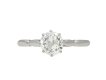 Edwardian diamond solitaire ring hatton garden