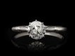 Edwardian diamond solitaire ring hatton garden