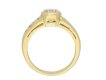 Vintage diamond flanked solitaire ring hatton garden