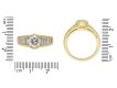 Vintage diamond flanked solitaire ring hatton garden