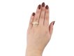 Vintage diamond flanked solitaire ring hatton garden