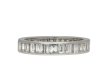 Baguette diamond eternity ring hatton garden