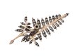 Rose cut diamond foliate spray brooch hatton garden