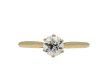 Diamond solitaire ring, French hatton garden