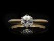 Diamond solitaire ring, French hatton garden