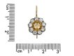 Victorian Topaz and Diamond Earrings hatton garden