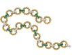 Boucheron Diamond and Emerald bracelet hatton garden