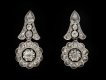 Diamond drop earrings, circa 1915 hatton garden