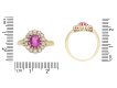 Burmese ruby and diamond coronet cluster ring, circa 1905. Hatton Garden