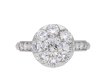 Diamond coronet cluster ring hatton garden