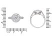 Diamond coronet cluster ring hatton garden