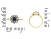 sapphire and diamond coronet cluster ring, circa 1940. Hatton Garden 