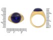 Burmese sapphire solitiare ring, circa 1990. hatton garden