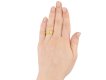 Carved floral wedding band, English, 1959. Hatton Garden