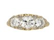 Victorian diamond three stone ring hatton garden