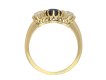 Edwardian sapphire and diamond three stone ring hatton garden