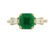 Colombian emerald and diamond ring, circa 1940 hatton garden