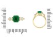 Colombian emerald and diamond ring, circa 1940 hatton garden