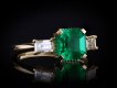 Colombian emerald and diamond ring, circa 1940 hatton garden