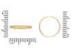 Yellow gold wedding band, English, circa 1933. Hatton Garden