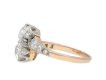 Belle Epoque diamond cross over ring, French, circa 1905. Hatton Garden