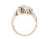 Belle Epoque diamond cross over ring, French, circa 1905. Hatton Garden