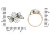Belle Epoque diamond cross over ring, French, circa 1905. Hatton Garden