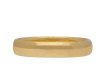 Yellow gold wedding band, English, 1958 hatton garden