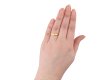 Yellow gold wedding band, English, 1958 hatton garden
