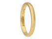 Yellow gold wedding band, English, 1934 hatton garden