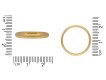 Yellow gold wedding band, English, 1934 hatton garden