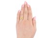Yellow gold wedding band, English, 1929. Hatton Garden
