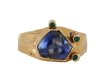 Medieval sapphire ring, circa 1200 1500 Hatton Garden