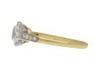 Edwardian old mine diamond flanked solitaire ring hatton garden
