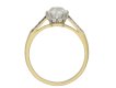 Edwardian old mine diamond flanked solitaire ring hatton garden