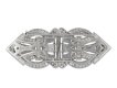 Art Deco diamond double clip brooch, circa 1920 hatton garden