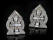 Art Deco diamond double clip brooch, circa 1920 hatton garden