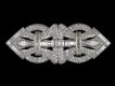 Art Deco diamond double clip brooch, circa 1920 hatton garden