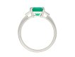 Art Deco Colombian emerald and diamond ring, circa 1930. Hatton Garden