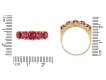 Burmese ruby five stone ring, circa 1880 hatton garden