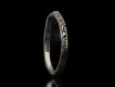 Platinum engraved wedding band, English, circa 1915. Hatton Garden