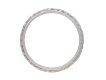 platinum wedding band, circa 1915. Hatton Garden