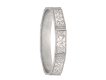 Engraved platinum wedding band, circa 1925. Hatton Garden