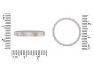 Engraved platinum wedding band, circa 1930. Hatton Garden
